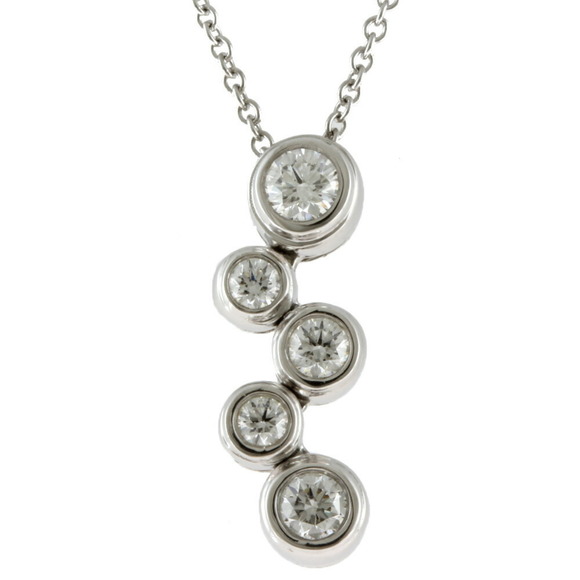 Tiffany TIFFANY & Co. Necklace Diamond Ladies - Picture 1 of 9